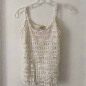 Lace tank top